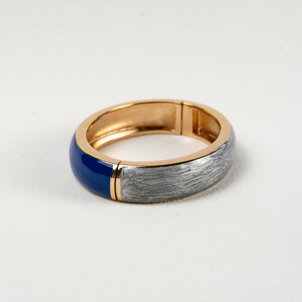 Bracciale blu/argento - TWIN003/C